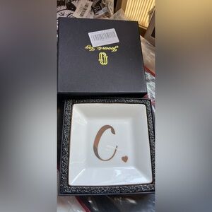 Bandeja de cerámica para joyería